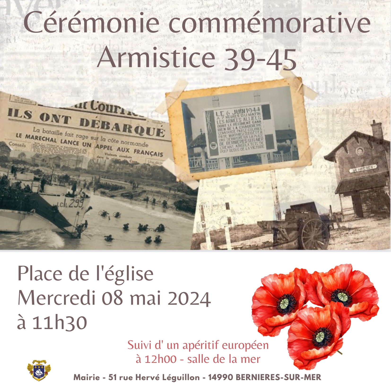 Cérémonie commémorative Armistice 39-45