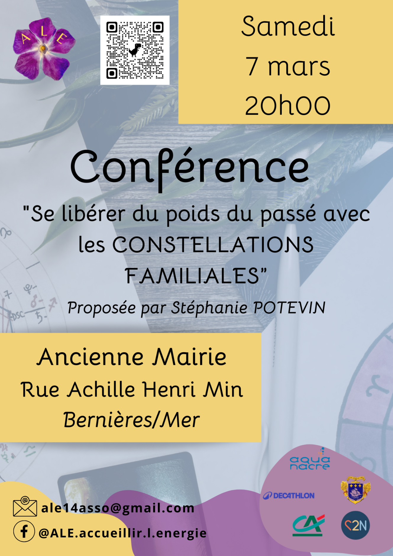 CONFÉRENCE ALE - CONSTELLATIONS FAMILIALES