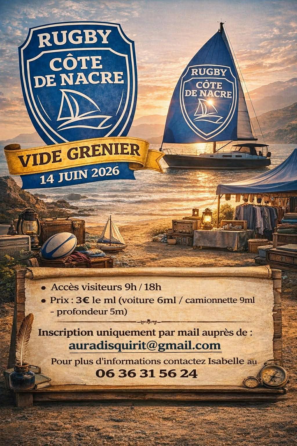 VIDE GRENIERS - CLUB RUGBY