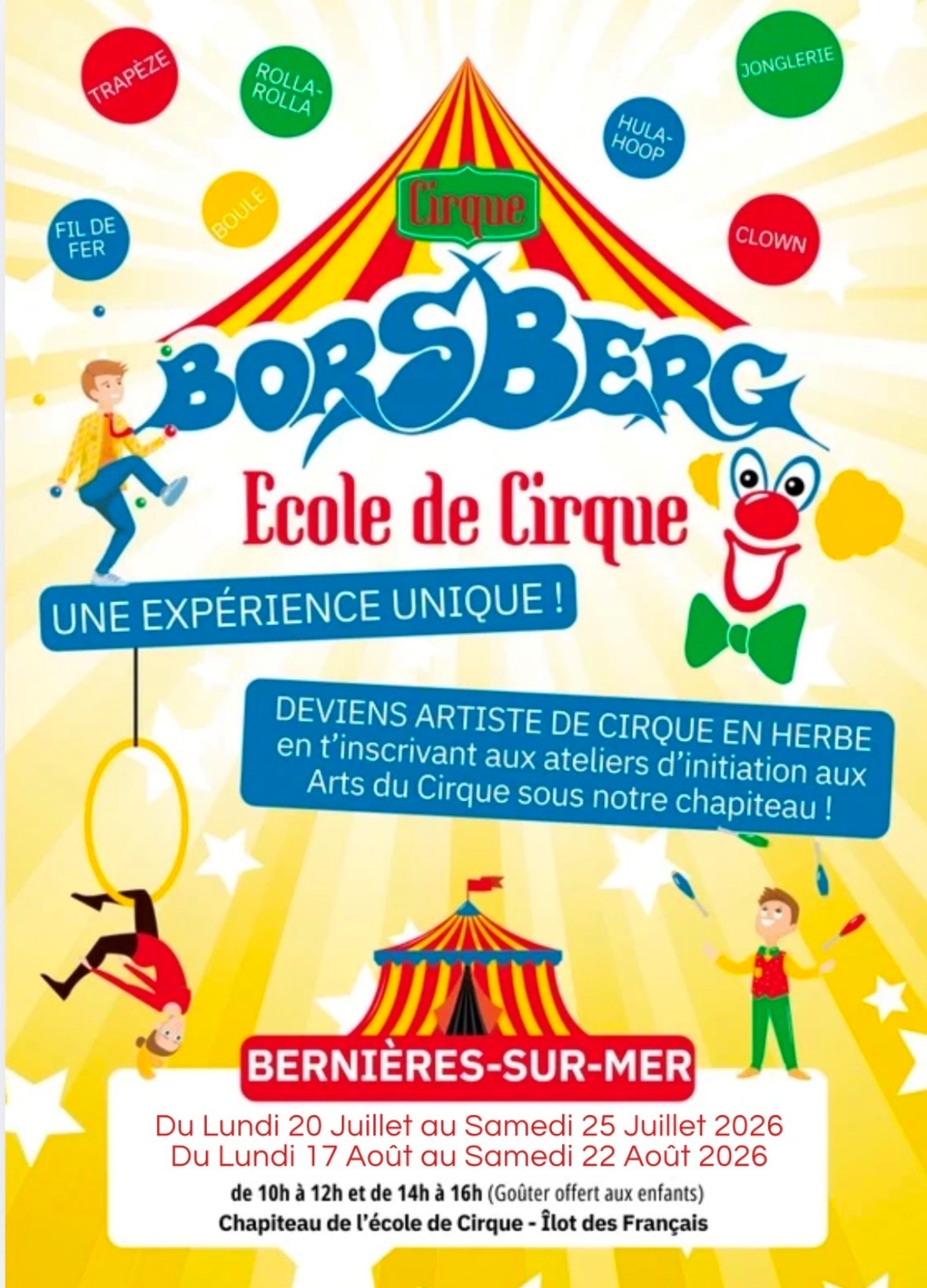 INITIATION ART DU CIRQUE - BORSBERG