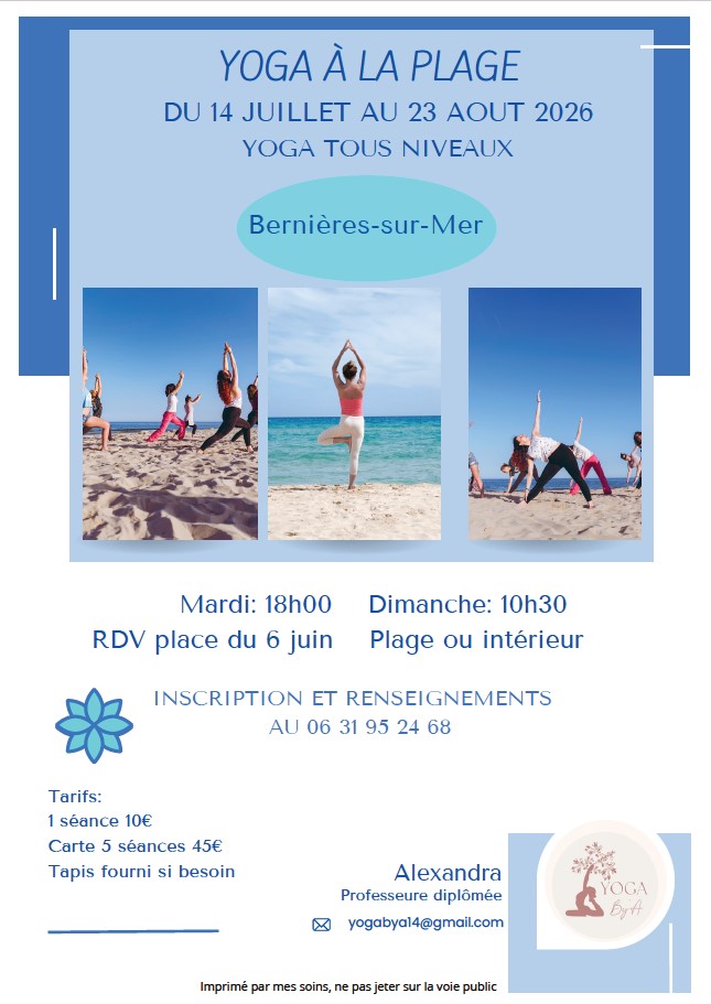 SÉANCES DE YOGA SUR LA PLAGE