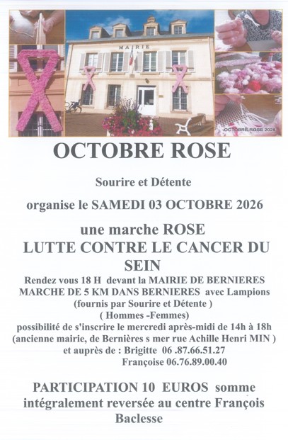 OCTOBRE ROSE  MARCHE - SOURIRE ET DÉTENTE