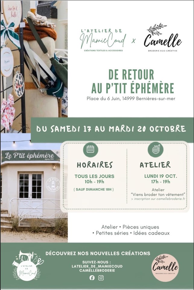 BOUTIQUE ÉPHEMÈRE - CRÉATIONS TEXTILES